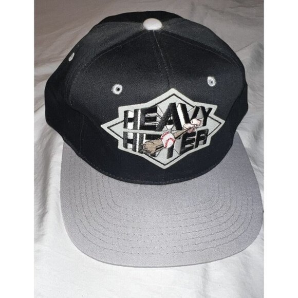 Yupoong Heavy Hitter Vintage Embroidered Trucker Baseball Hat Green Bill - Picture 2 of 7